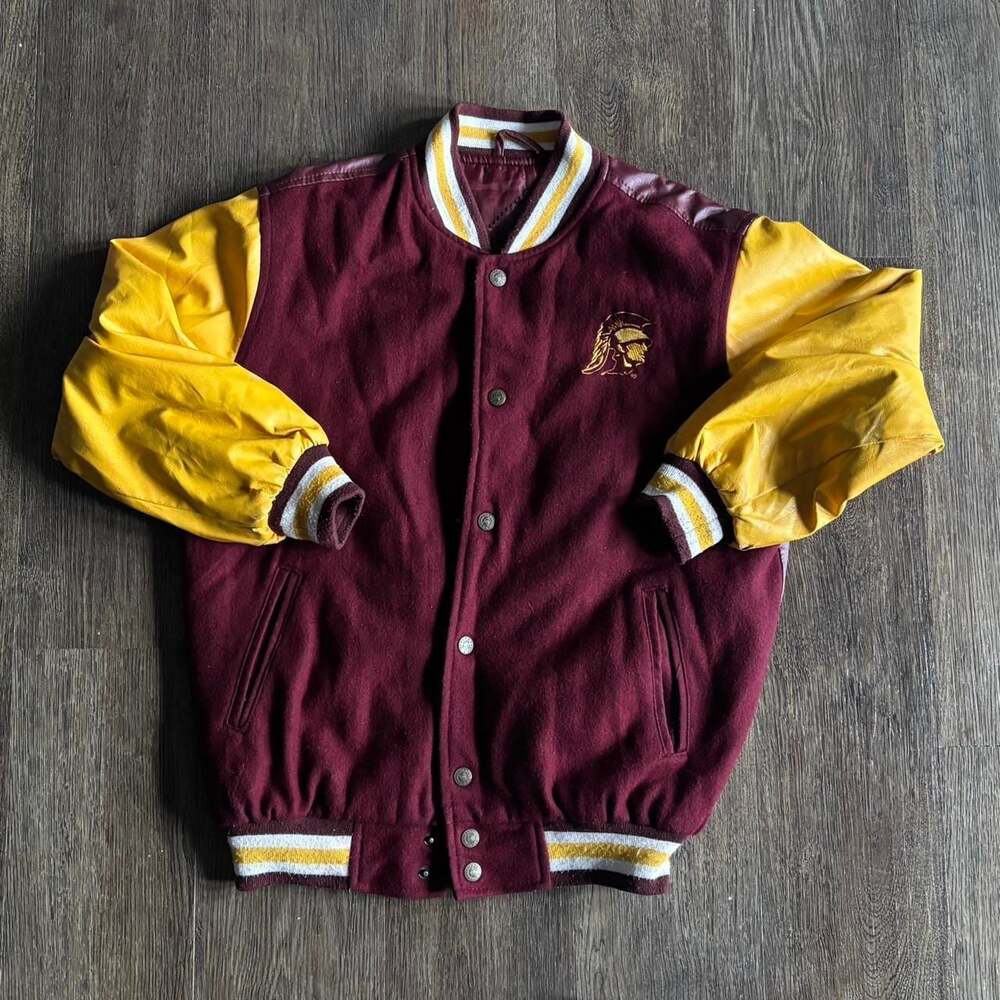Steve & Barry's Vintage USC Trojans Varsity Jacket